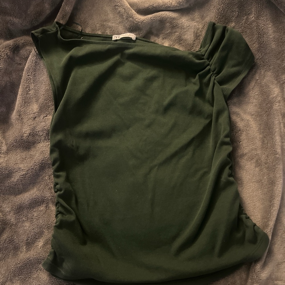 Zara Dark Green Women's Blouse